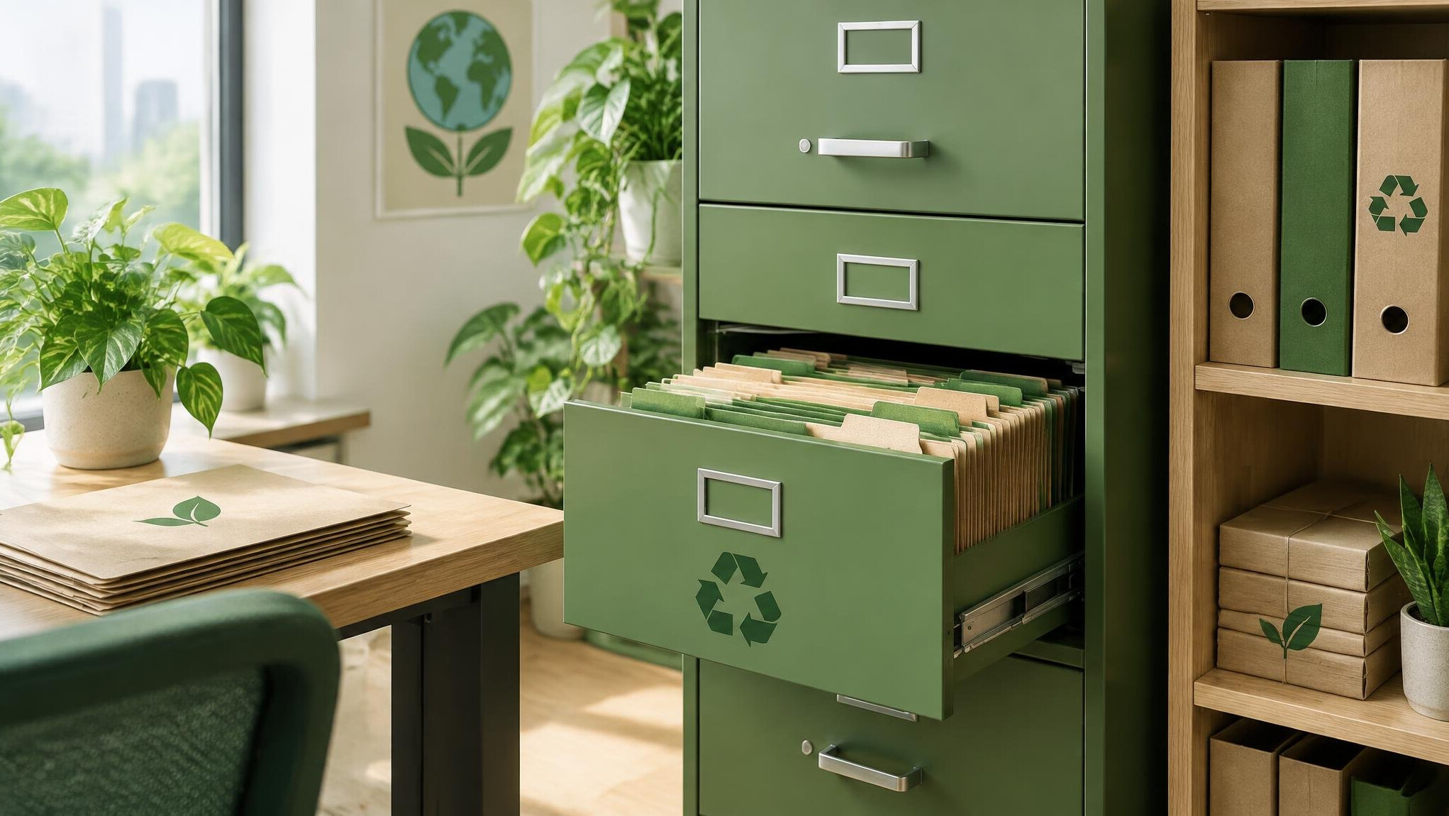 eco friendly filing cabinet