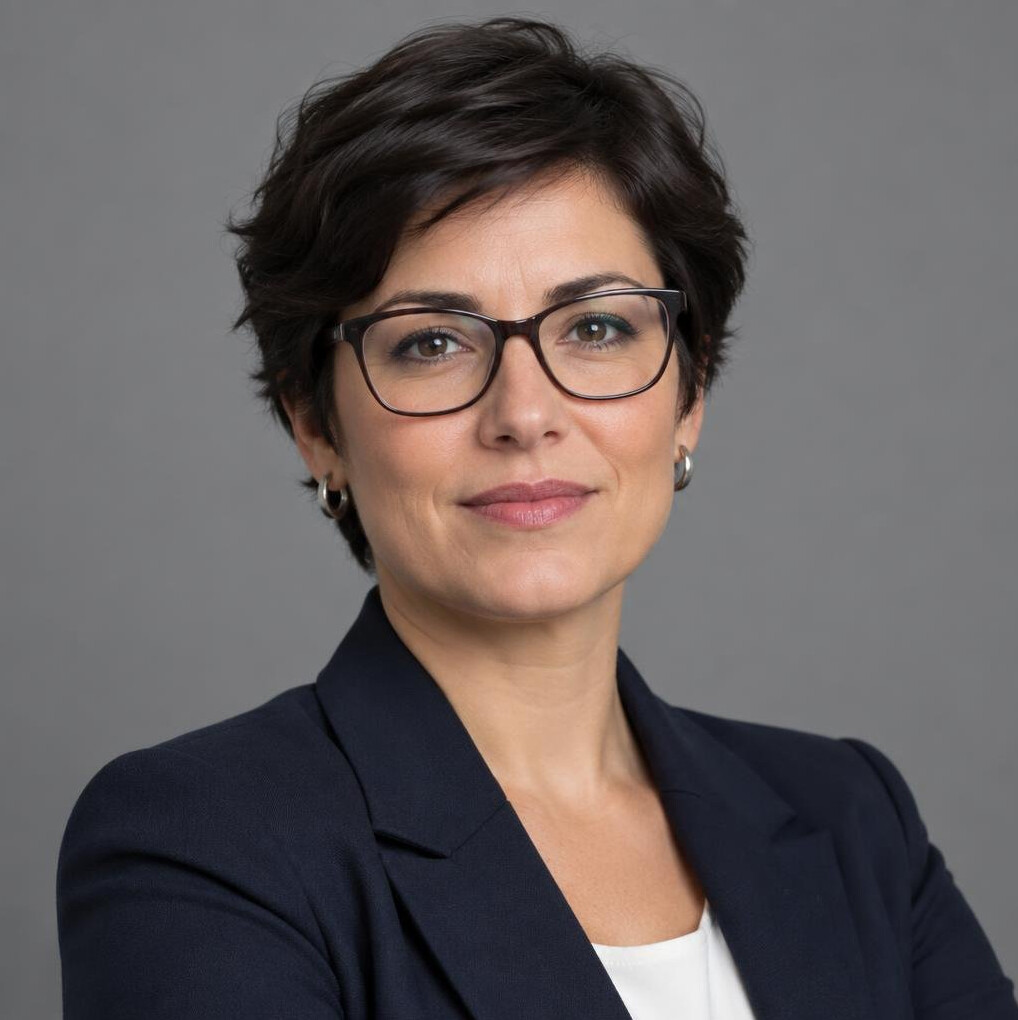 Portrait of a Portuguese woman journalist