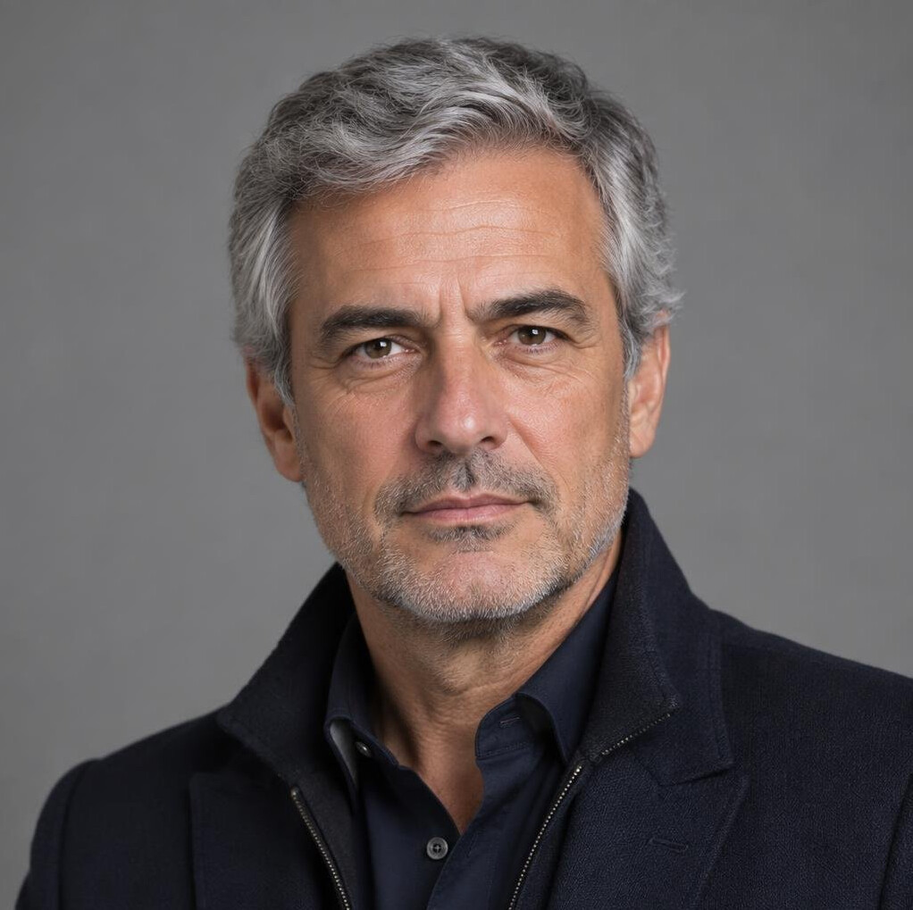 Portrait of a senior Portuguese male editor