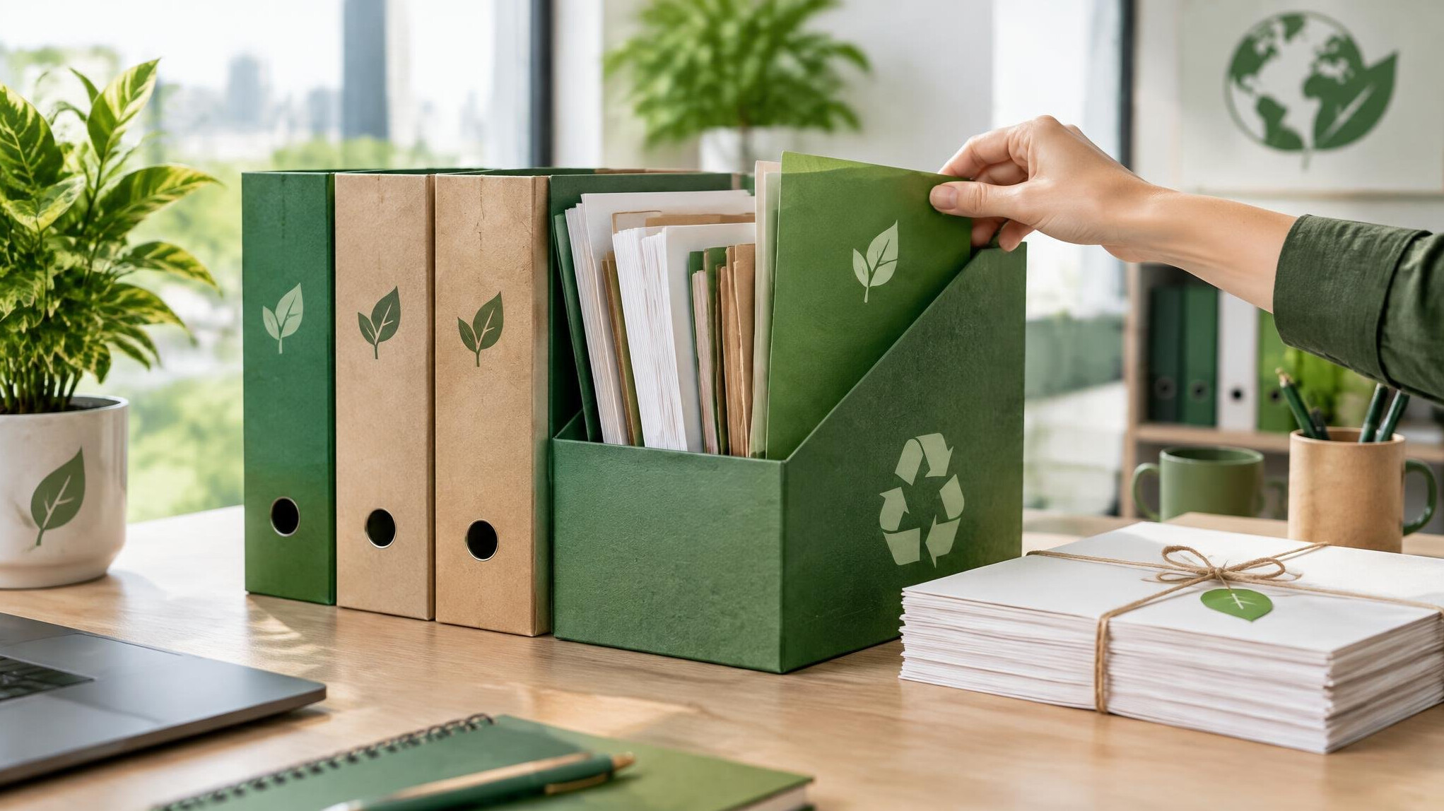 sustainable office documents
